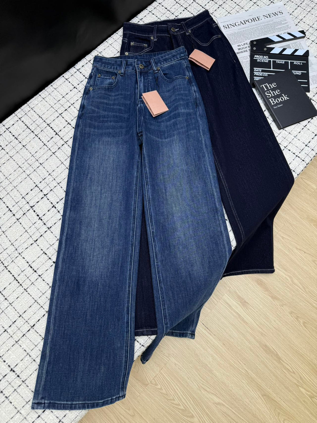 MiuMiu/26New Loose Straight-Leg Jeans