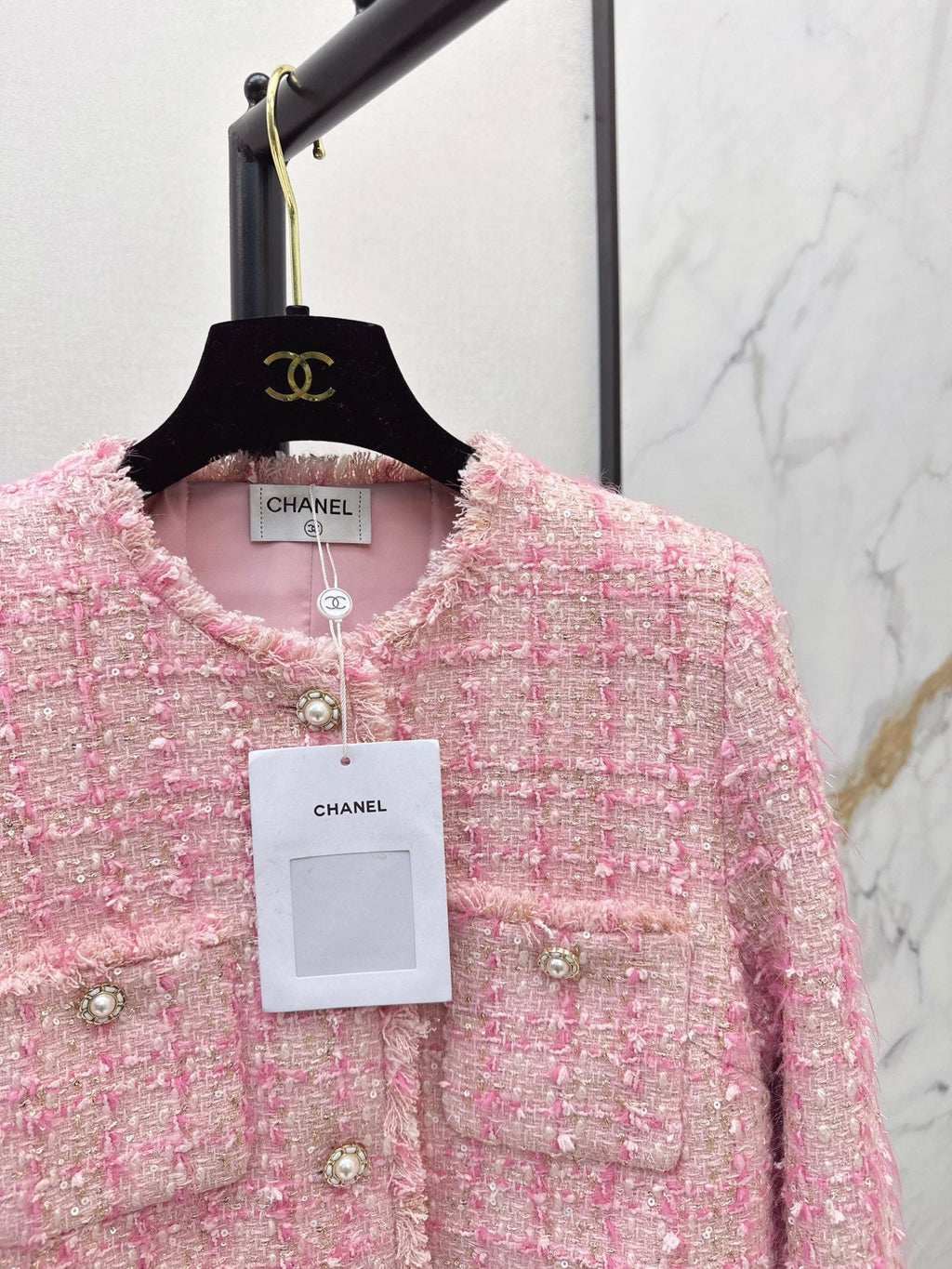 Chanel/26Latest Autumn/Winter Cropped Woven Jacket