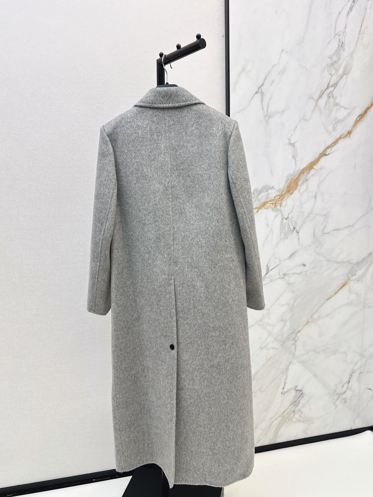 Max Mara/26Latest Minimalist Double-Faced Wool Coat for Autumn/Winter