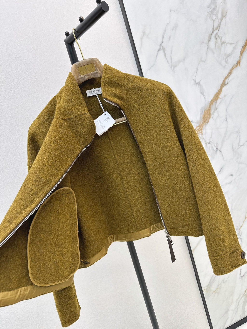 Brunello Cucinelli/26Latest Autumn/Winter Double-Faced Wool Coat