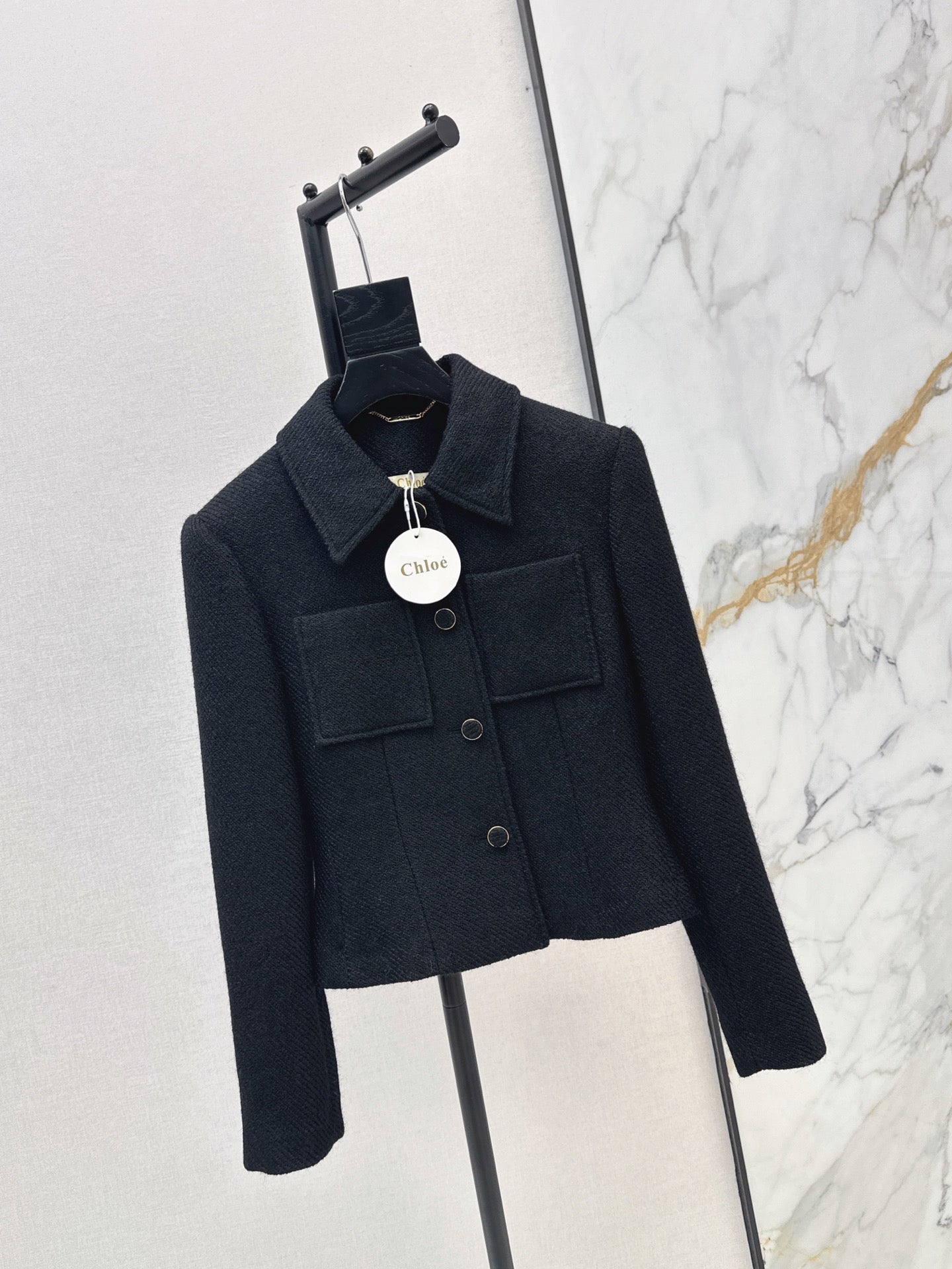 Chloe/26-Autumn and Winter Latest Heavyweight Knitted Wool Jacket