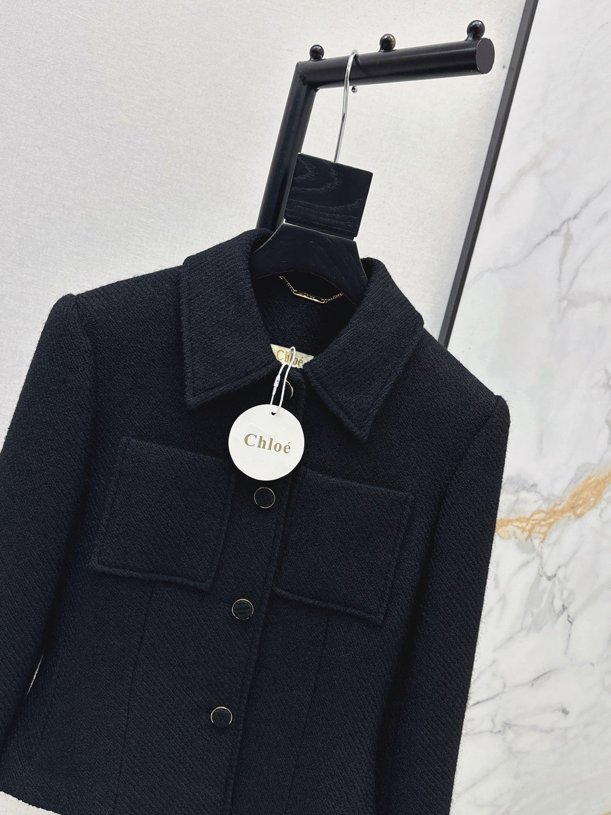 Chloe/26-Autumn and Winter Latest Heavyweight Knitted Wool Jacket