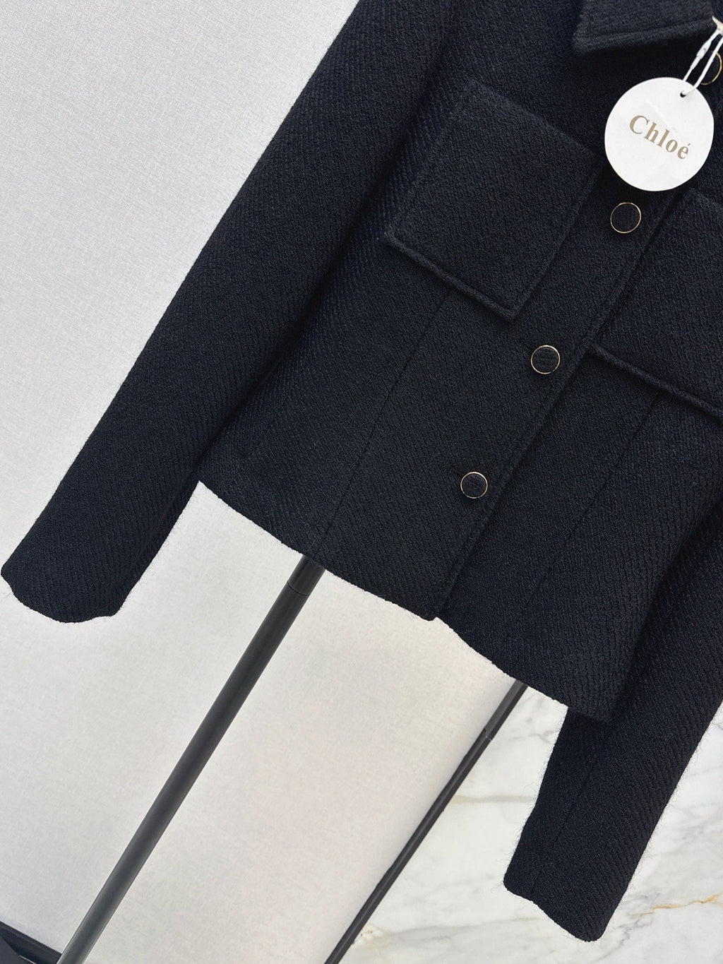 Chloe/26-Autumn and Winter Latest Heavyweight Knitted Wool Jacket