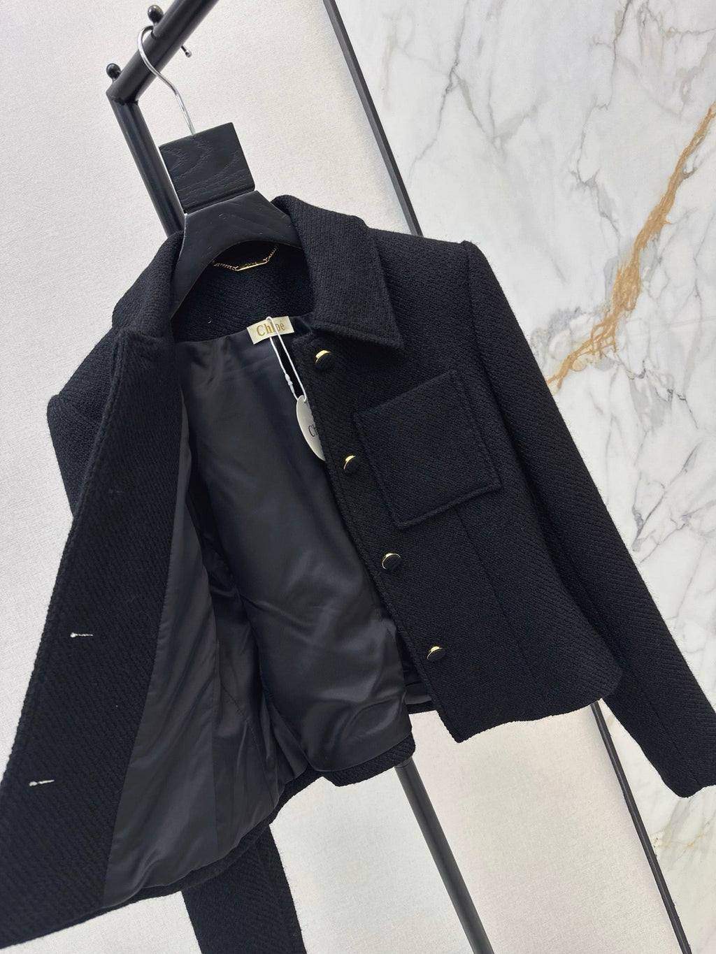 Chloe/26-Autumn and Winter Latest Heavyweight Knitted Wool Jacket