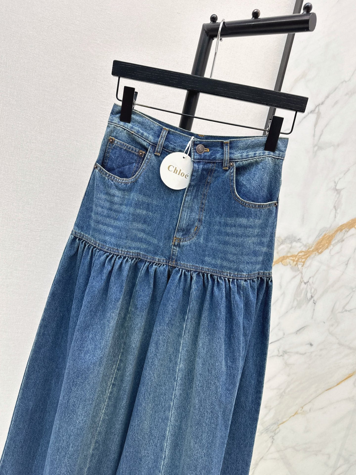 Chloe/26 Early Autumn Latest Wide-Leg Denim Pants
