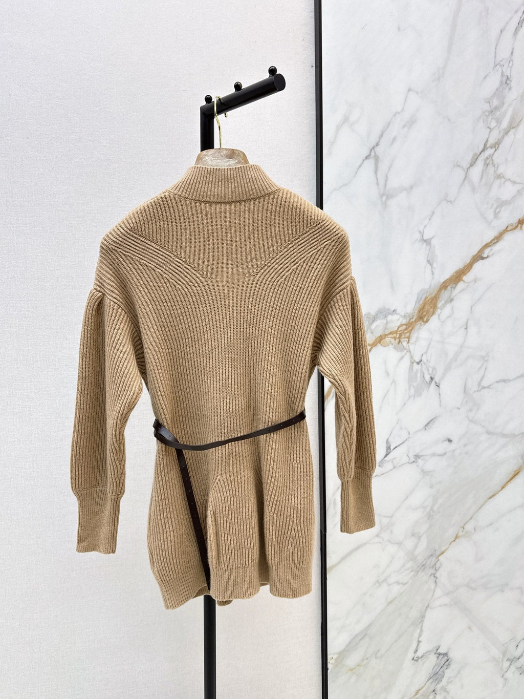 Brunello Cucinelli/26 Early Autumn Latest Long Stand Collar Cardigan