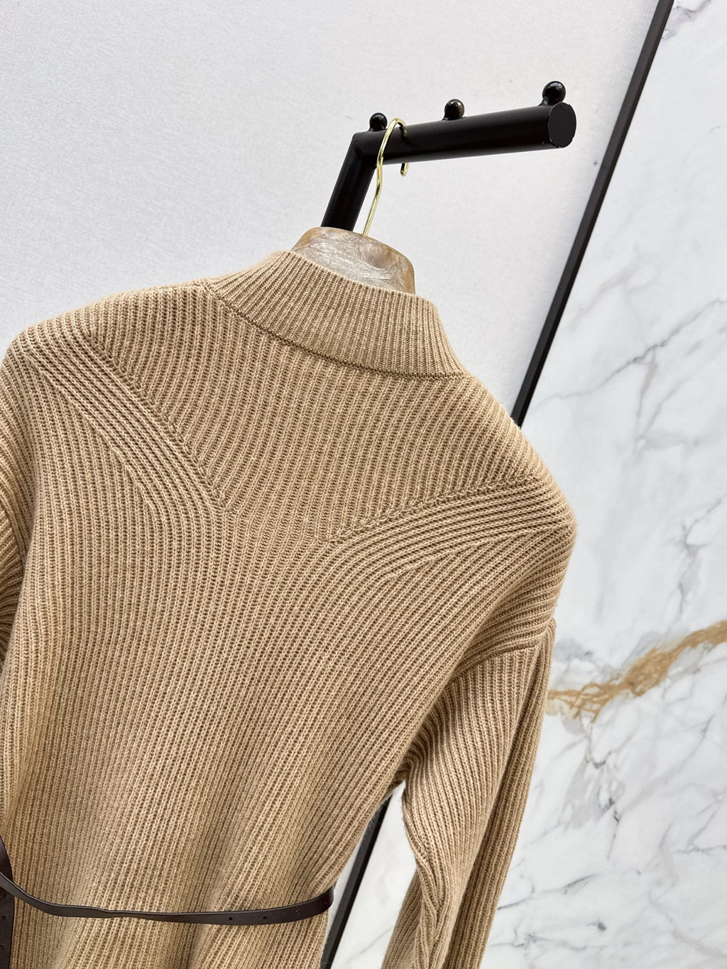 Brunello Cucinelli/26 Early Autumn Latest Long Stand Collar Cardigan