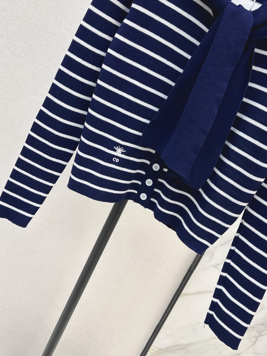 Dior/26 Early Autumn Latest Striped Knit Cardigan