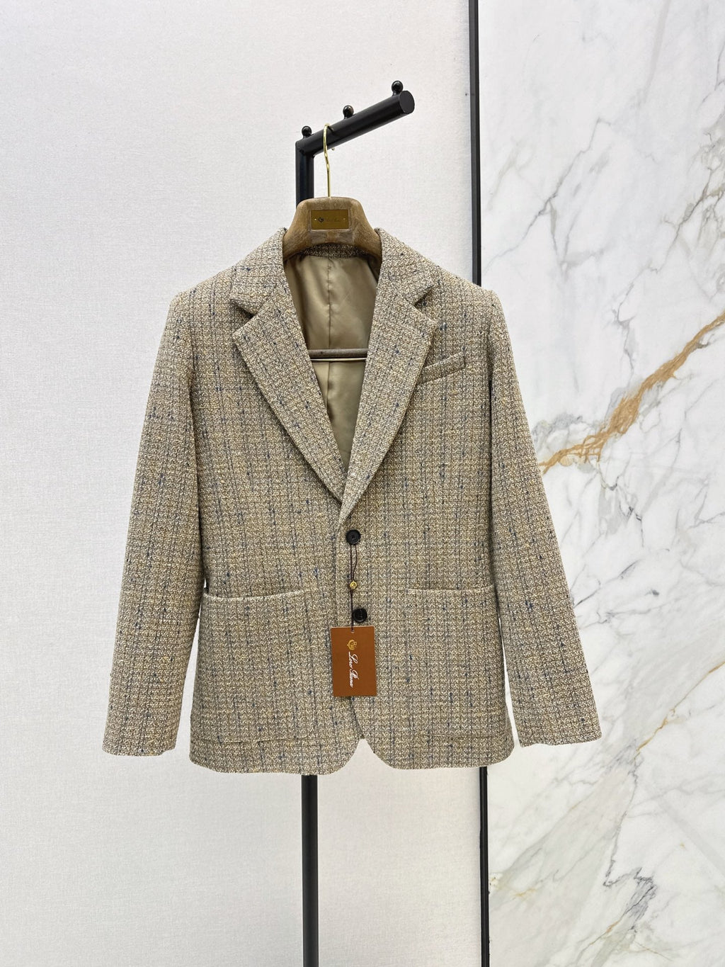 Loro Piana/26 Fall/Winter Latest High-End Tweed Blazer