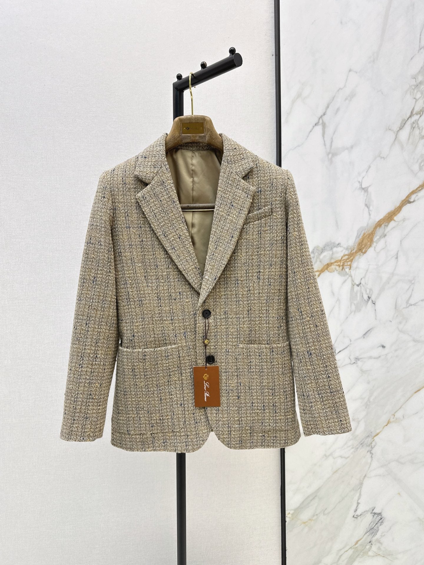 Loro Piana/26 Fall/Winter Latest High-End Tweed Blazer