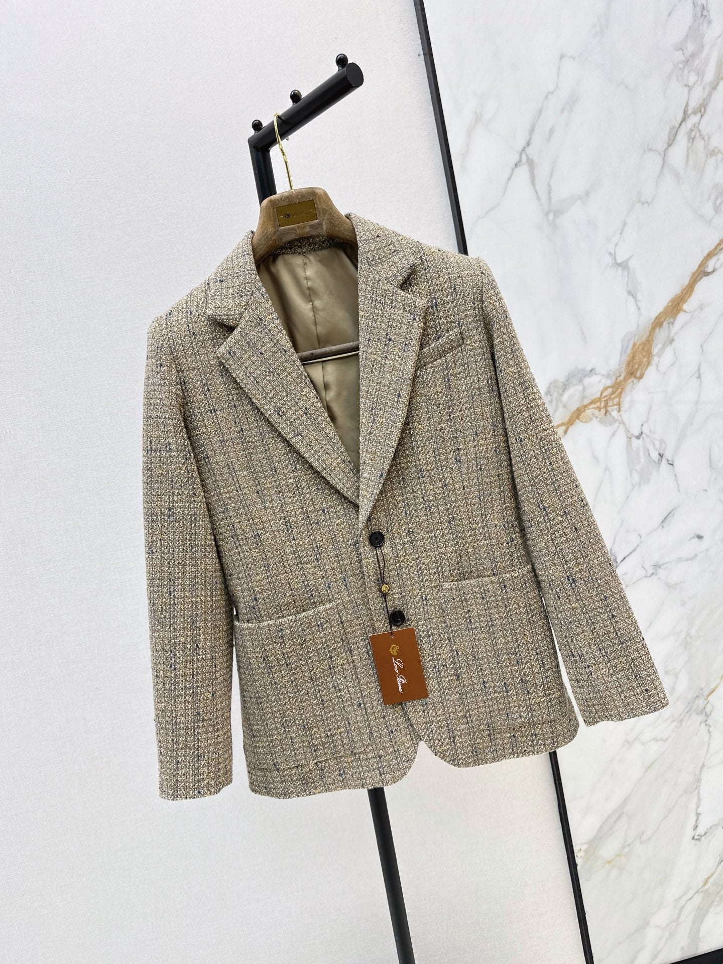 Loro Piana/26 Fall/Winter Latest High-End Tweed Blazer