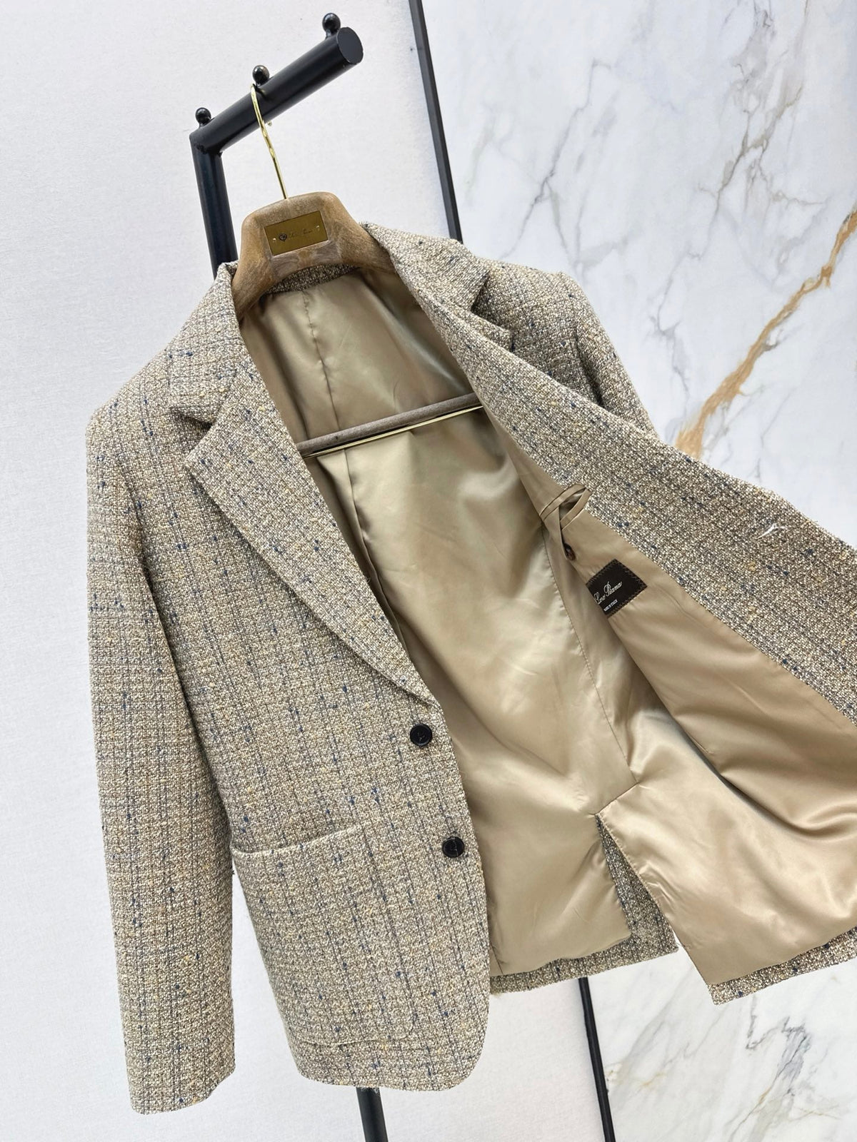 Loro Piana/26 Fall/Winter Latest High-End Tweed Blazer