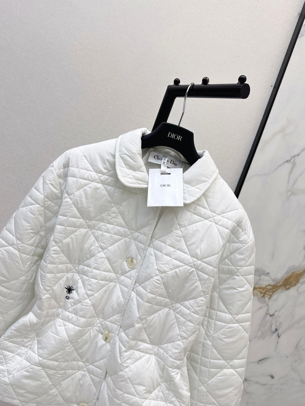 Dior / 26 Fall-Winter Latest Drawstring Waist Rattan Check Cotton Jacket