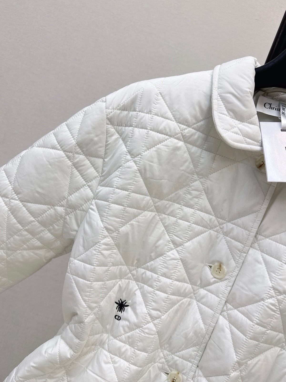 Dior / 26 Fall-Winter Latest Drawstring Waist Rattan Check Cotton Jacket