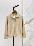 Brunello Cucinelli/26 Fall/Winter Latest Flat-Collar Cashmere Knit Jacket