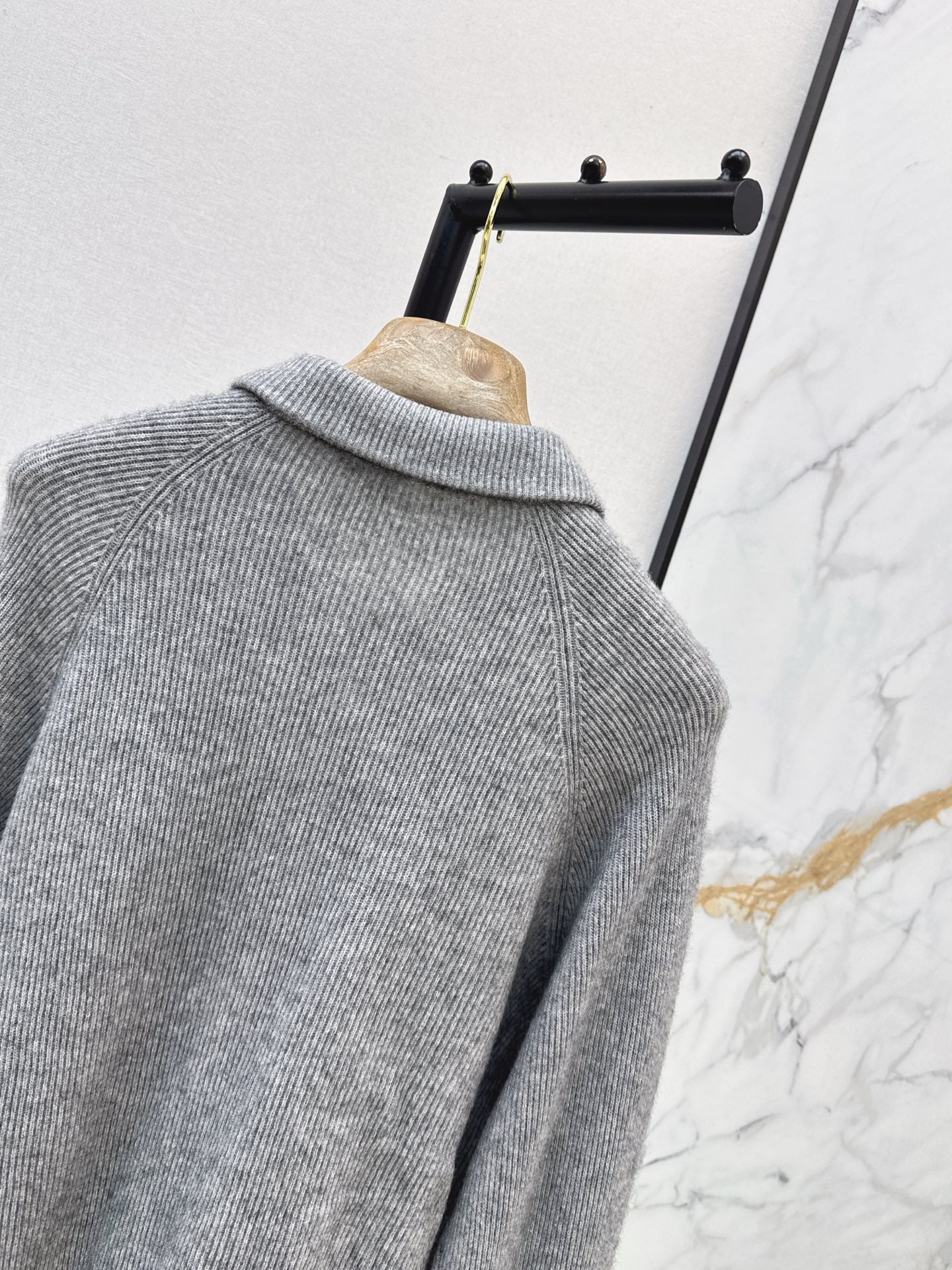 Brunello Cucinelli/26 Fall/Winter Latest Flat-Collar Cashmere Knit Jacket
