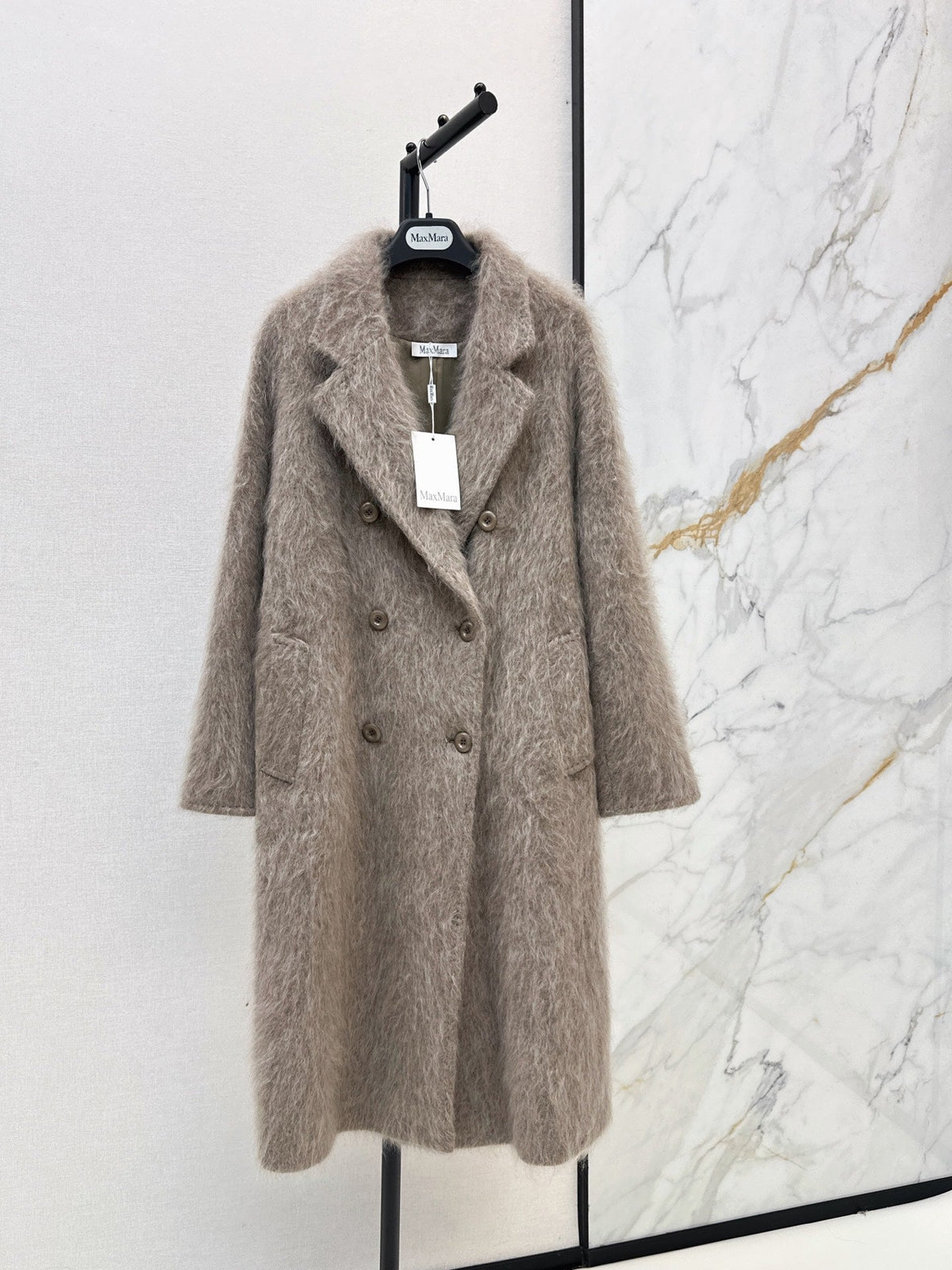 Max Mara/26 Fall and Winter Latest Minimalist Premium Long Coat