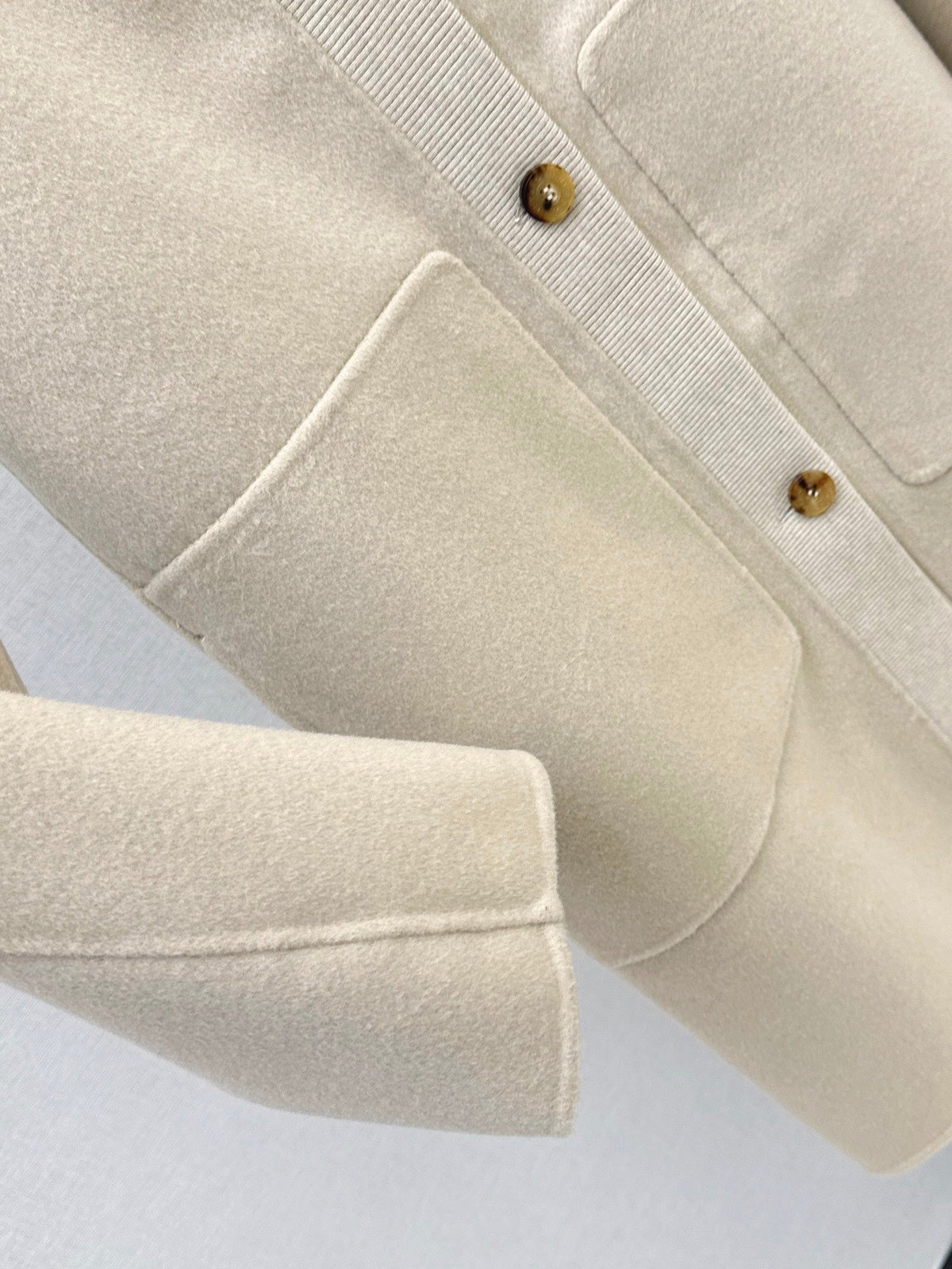 26 Fall/Winter Latest Minimalist V-Neck Double-Faced Wool Coat