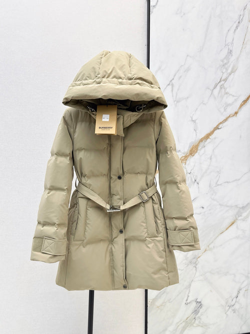 2026 Fall/Winter Latest Hooded Mid-Length Down Jacket