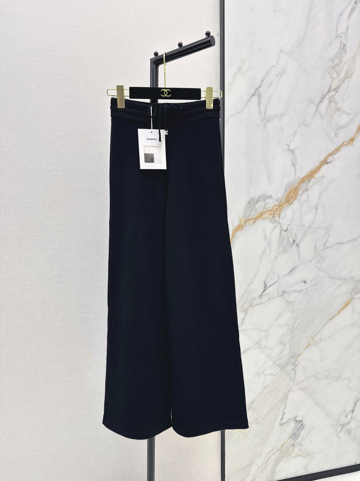 26 Fall/Winter Latest Elastic Waist Cashmere Straight-Leg Pants