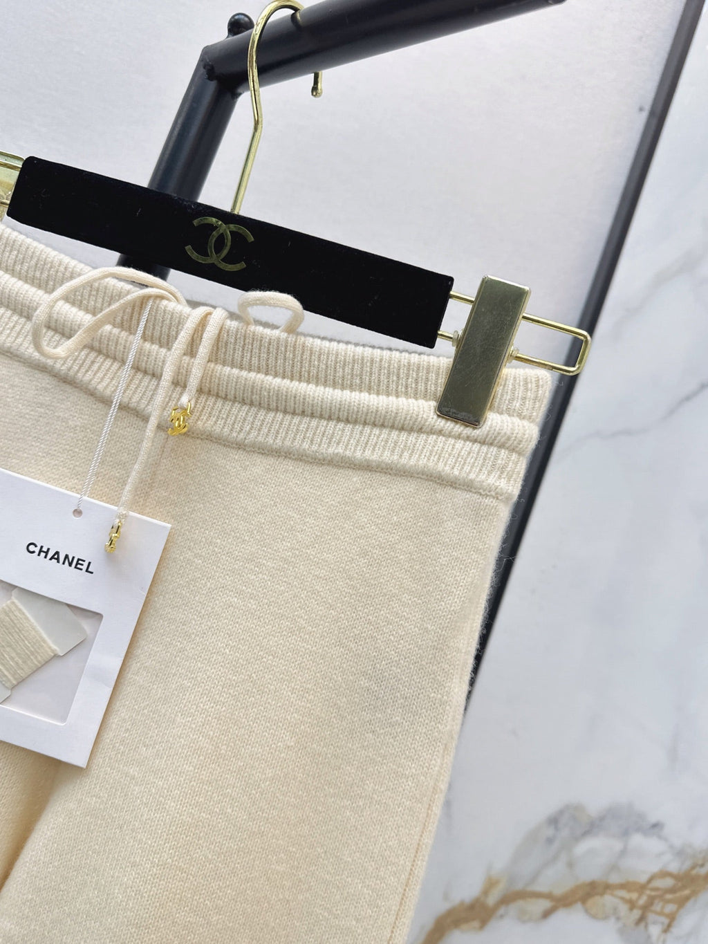 26 Fall/Winter Latest Elastic Waist Cashmere Straight-Leg Pants