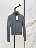 26 Fall/Winter Latest Semi-Turtleneck Horsebit Knit Top