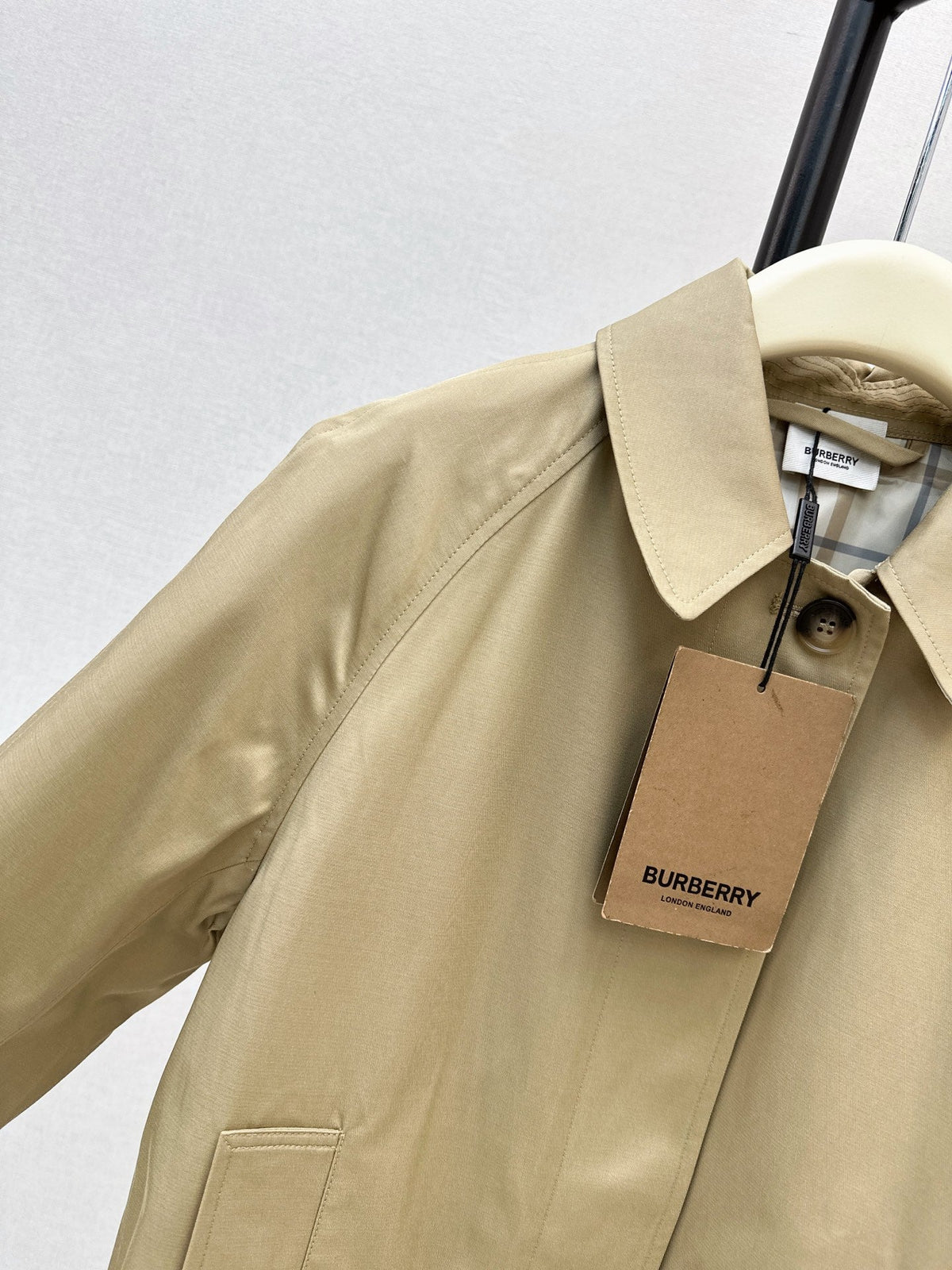 26 Fall/Winter Latest Oversized Notched Collar Trench Coat
