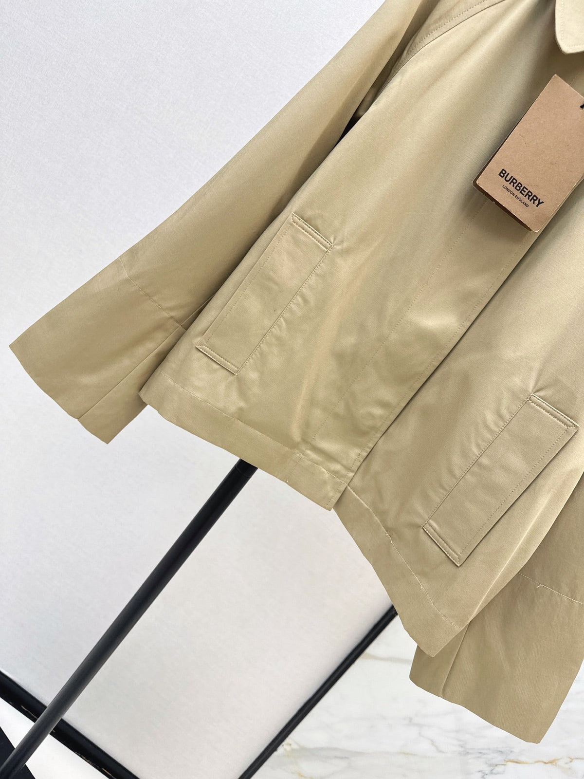 26 Fall/Winter Latest Oversized Notched Collar Trench Coat