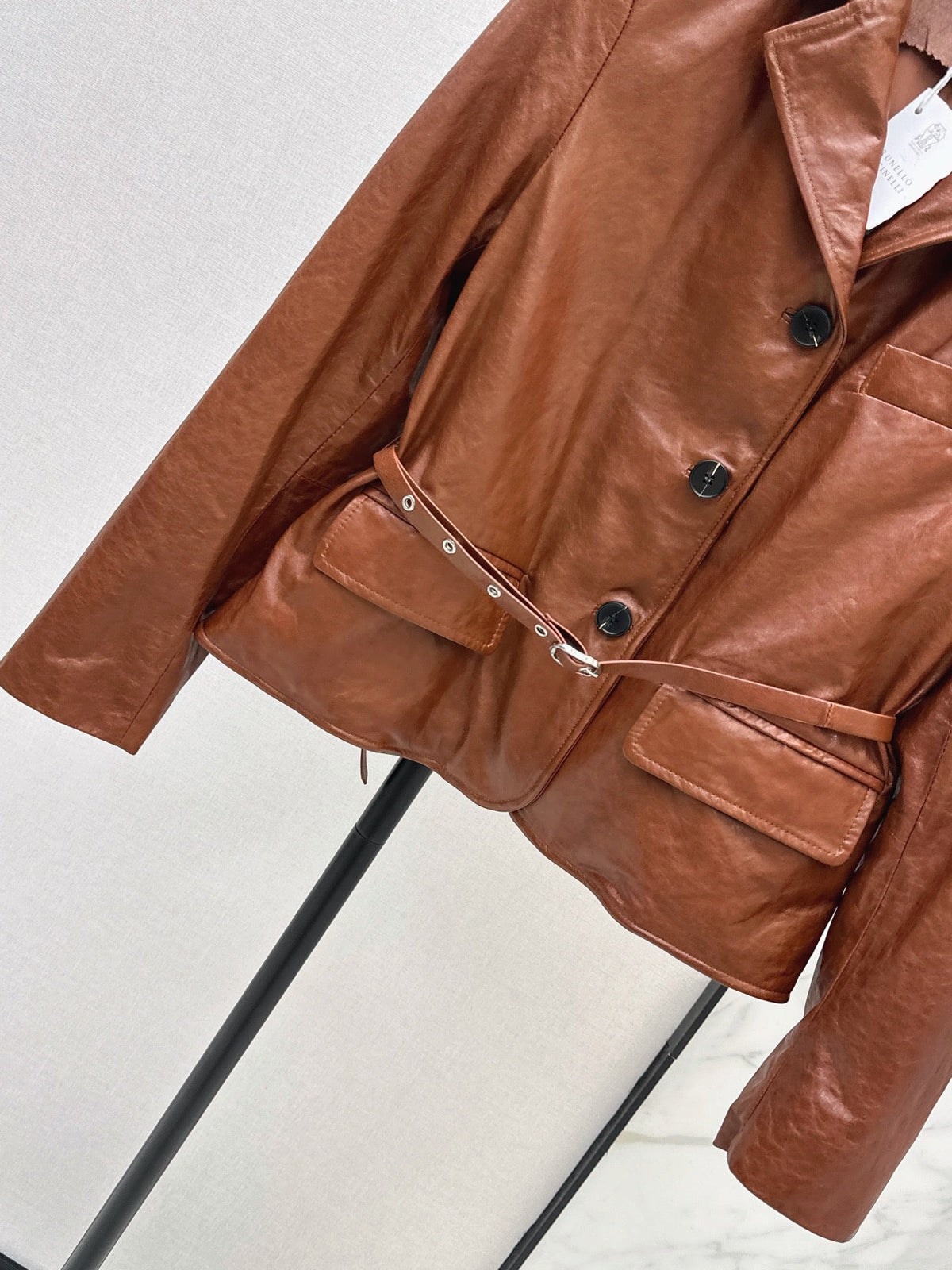 26 Early Autumn New Hunter-Style Waist-Cinching Jacket