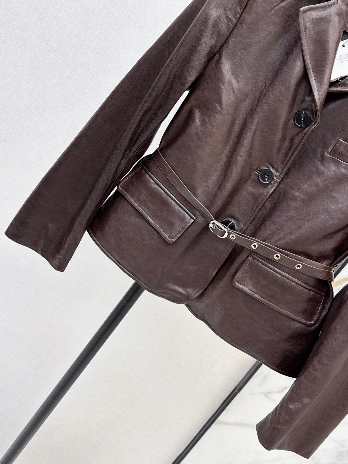 26 Early Autumn New Hunter-Style Waist-Cinching Jacket