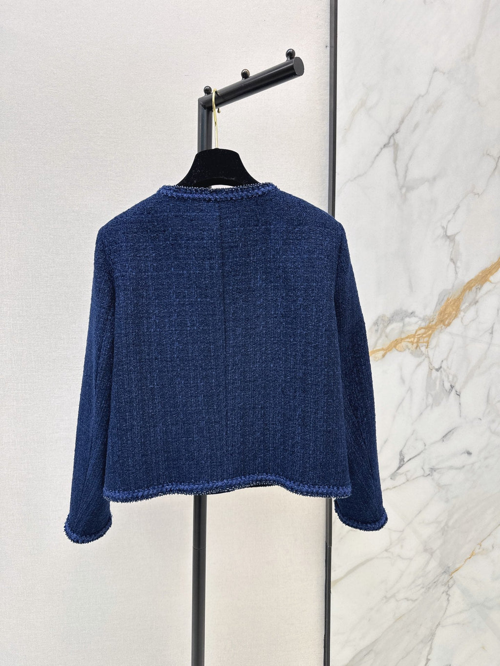 26 Fall/Winter Latest Four-Pocket Decorative Round-Neck Knit Jacket