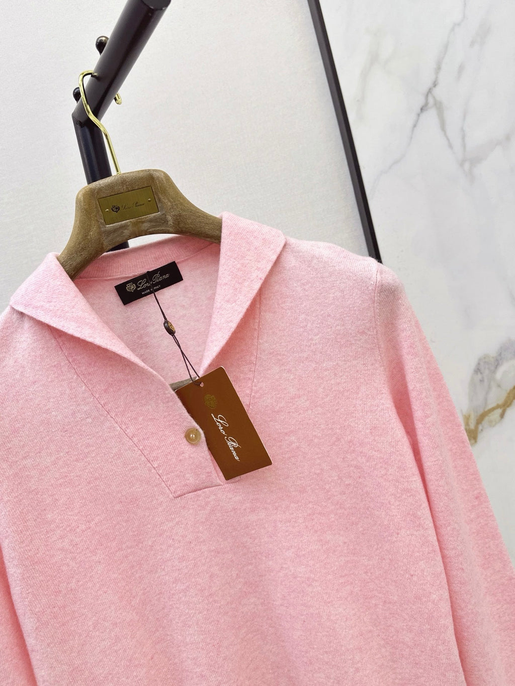 26 Fall/Winter Latest High-End Solid Cashmere Polo Neck Top