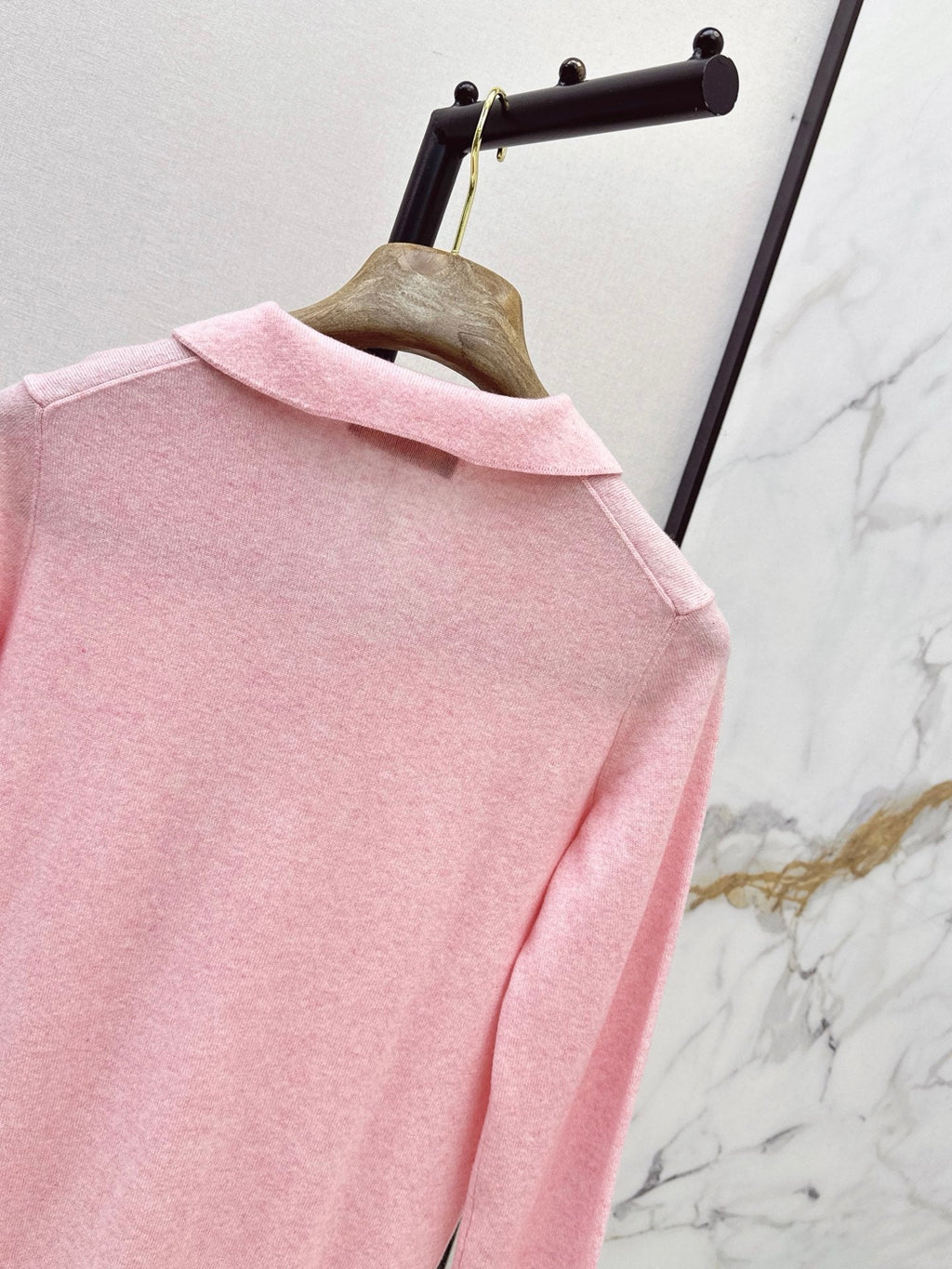 26 Fall/Winter Latest High-End Solid Cashmere Polo Neck Top