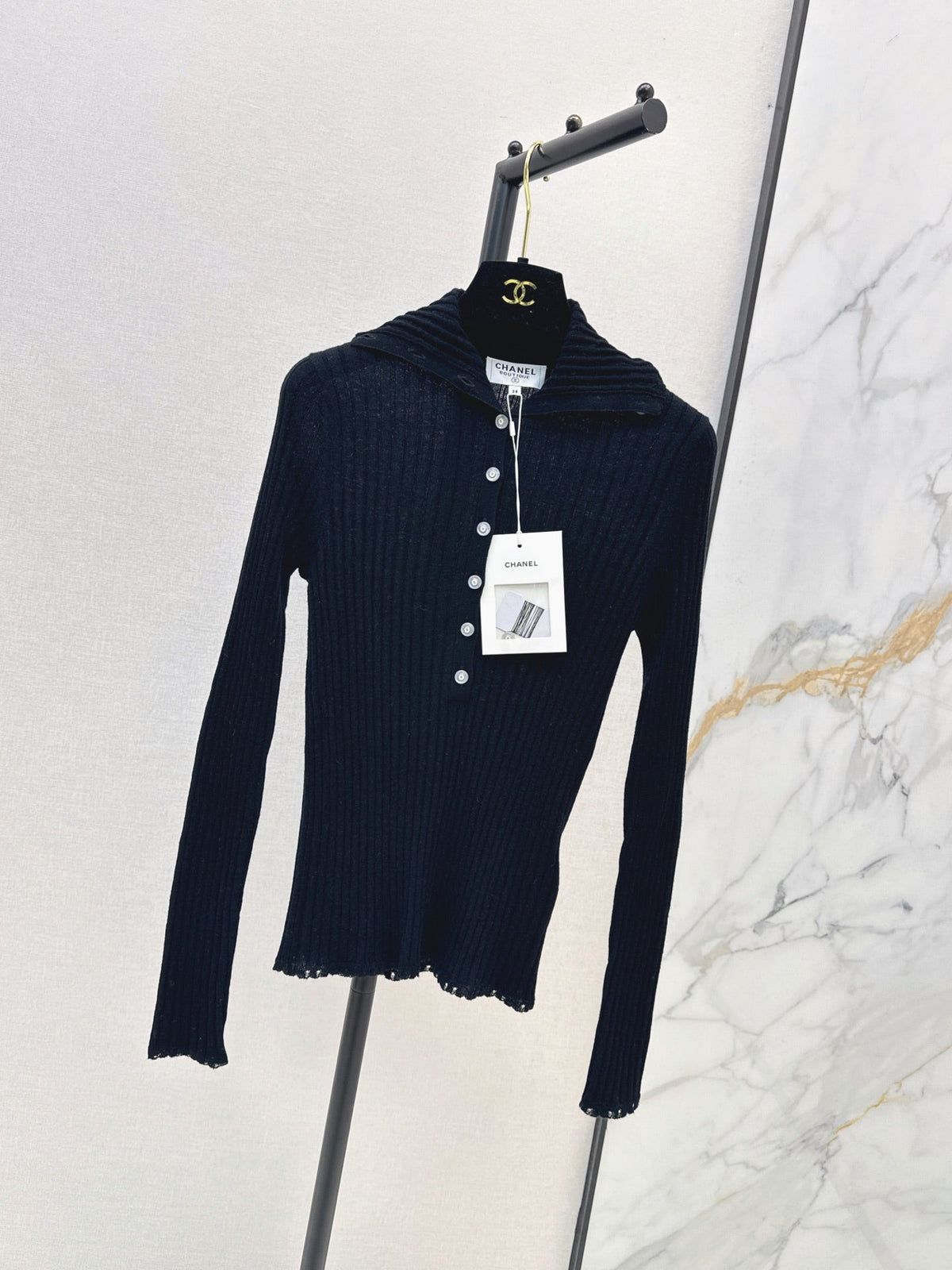 26 Fall/Winter Latest Knit Polo Long-Sleeve Base Shirt
