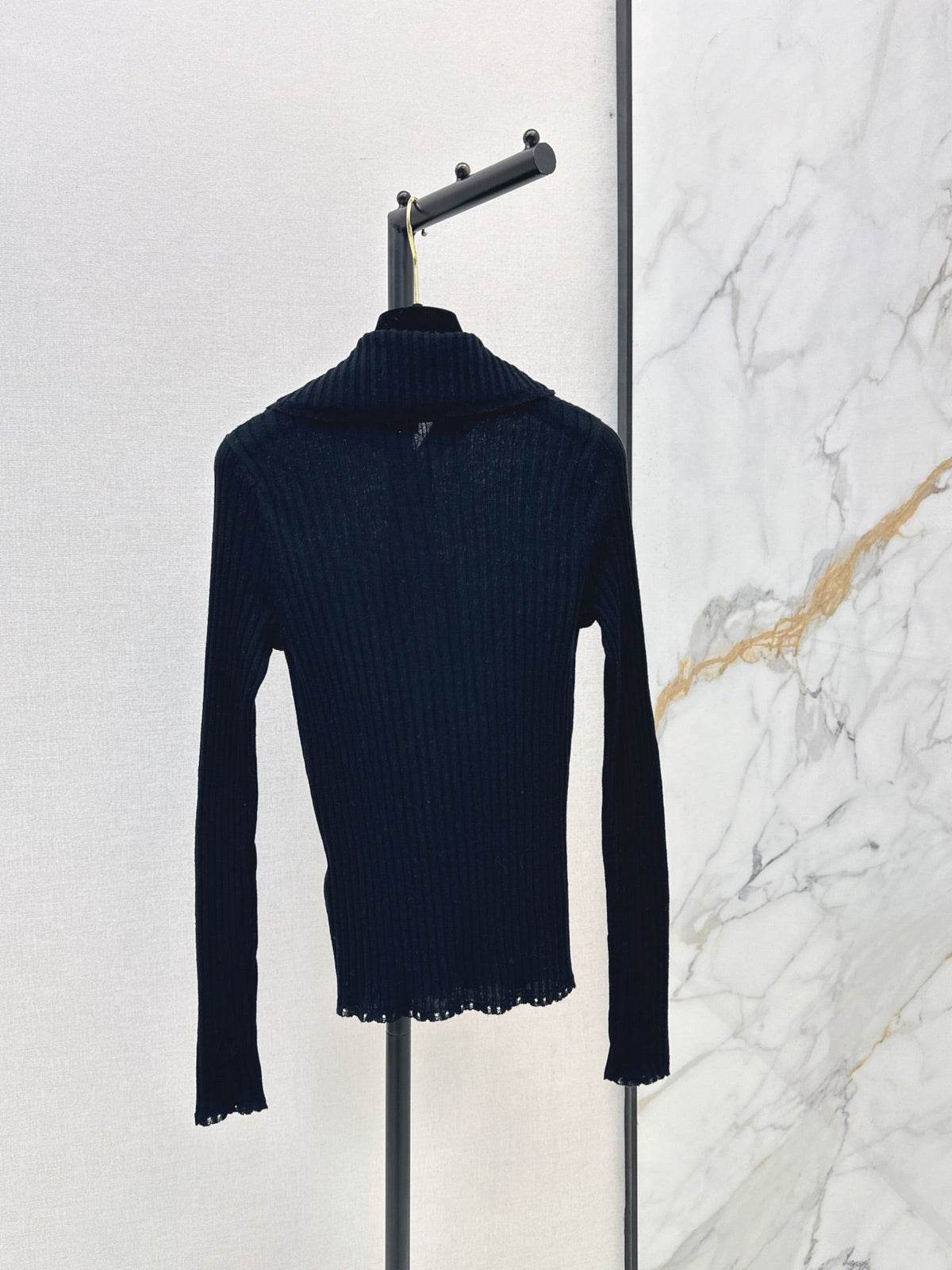 26 Fall/Winter Latest Knit Polo Long-Sleeve Base Shirt