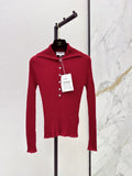26 Fall/Winter Latest Knit Polo Long-Sleeve Base Shirt