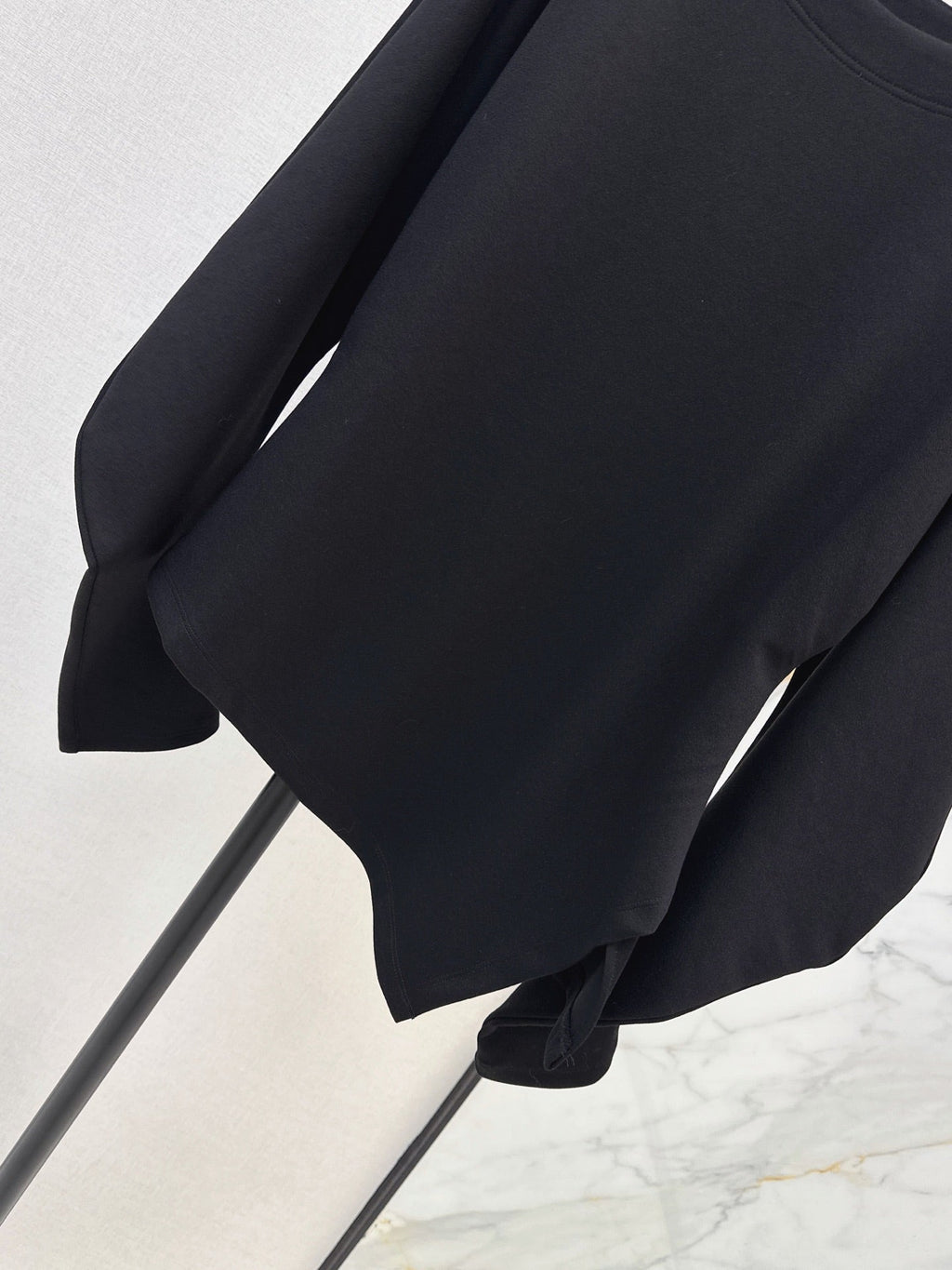 26 Fall/Winter Latest Batwing Sleeve Asymmetrical Minimalist Long Sleeve