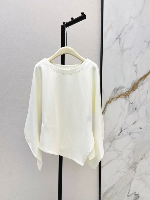 26 Fall/Winter Latest Batwing Sleeve Asymmetrical Minimalist Long Sleeve