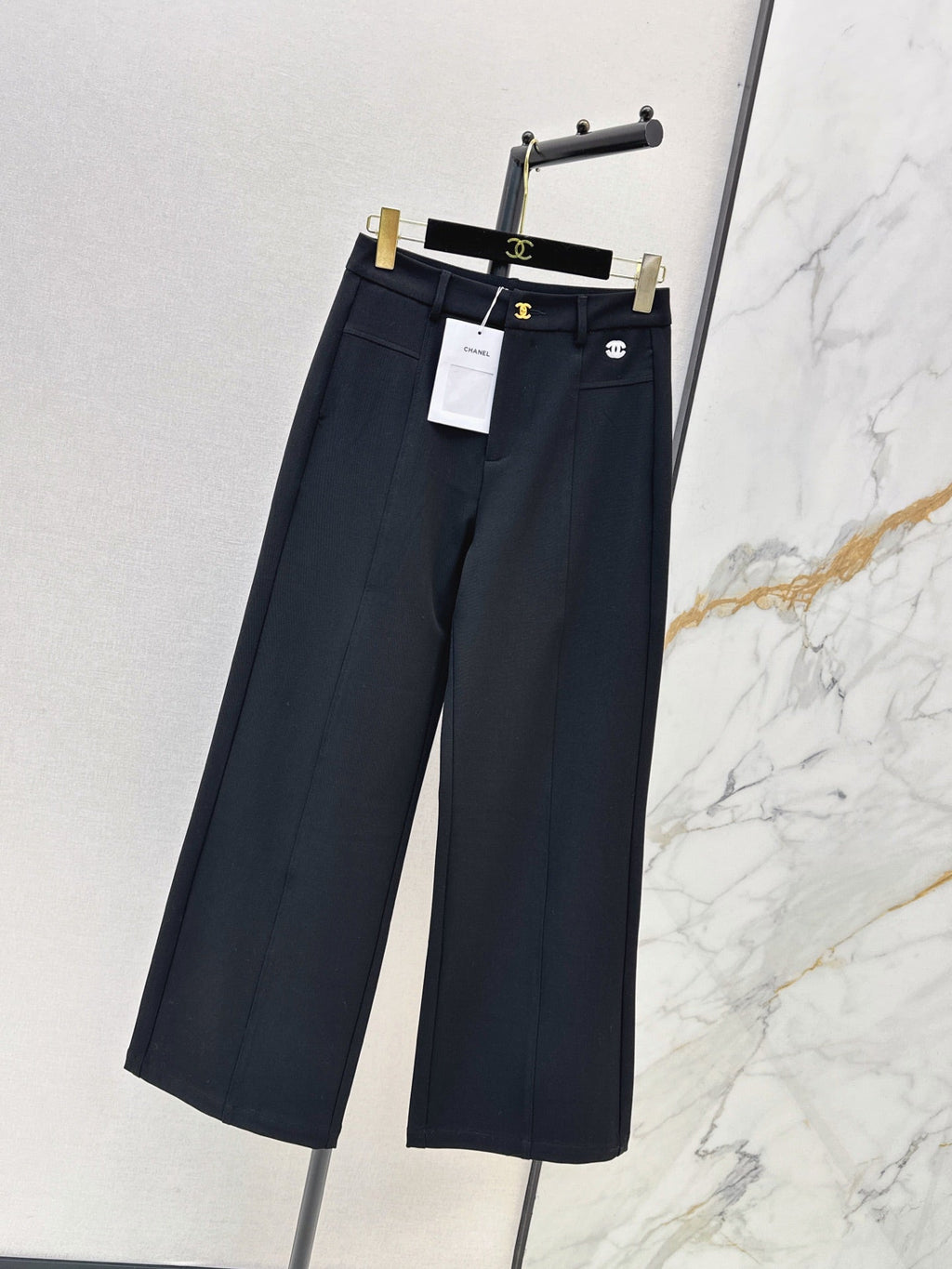 26 Fall/Winter Latest Logo-Embellished Straight-Leg Dress Pants