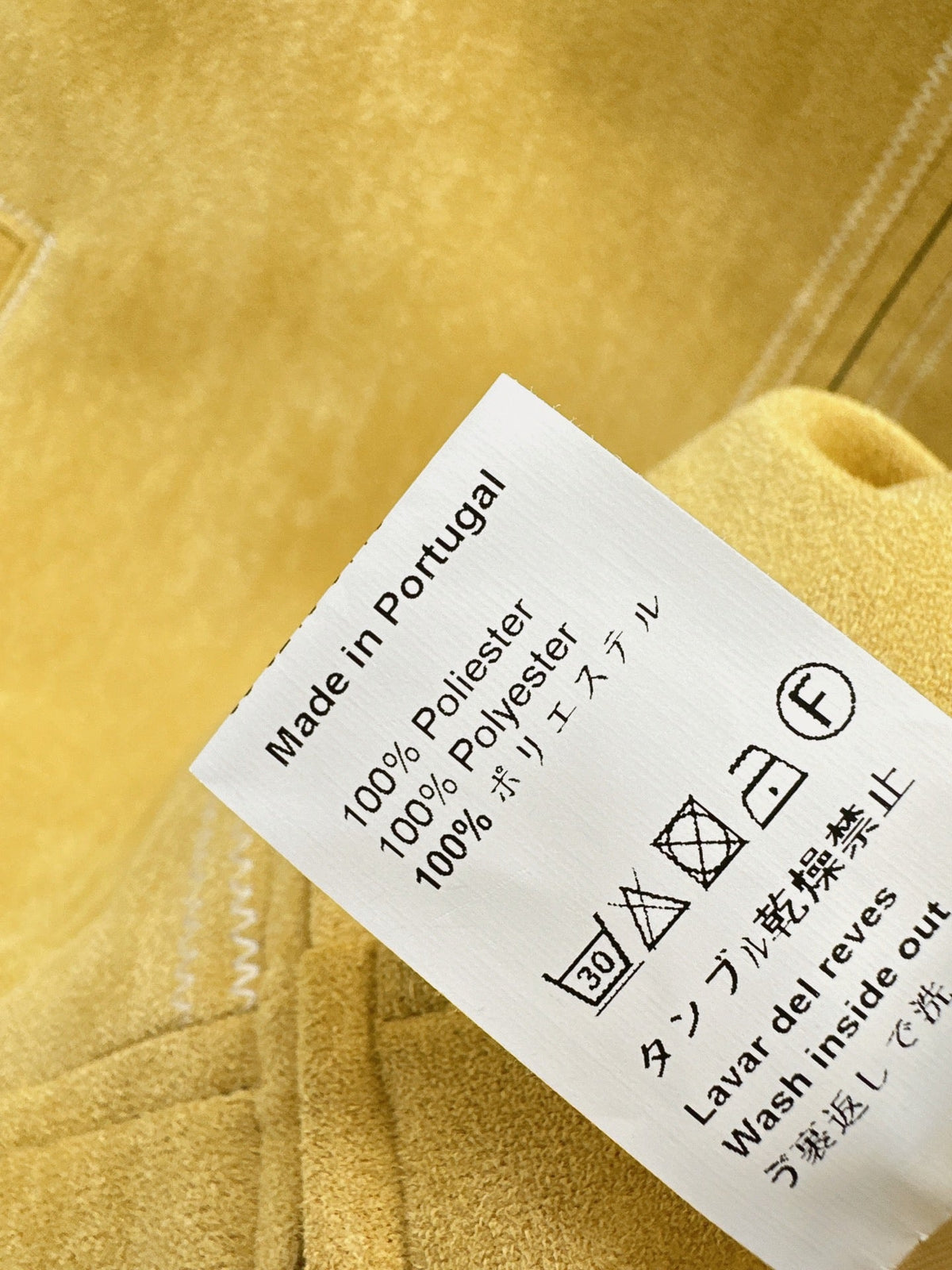 26 Fall/Winter Latest Square Logo Embroidered Suede Jacket