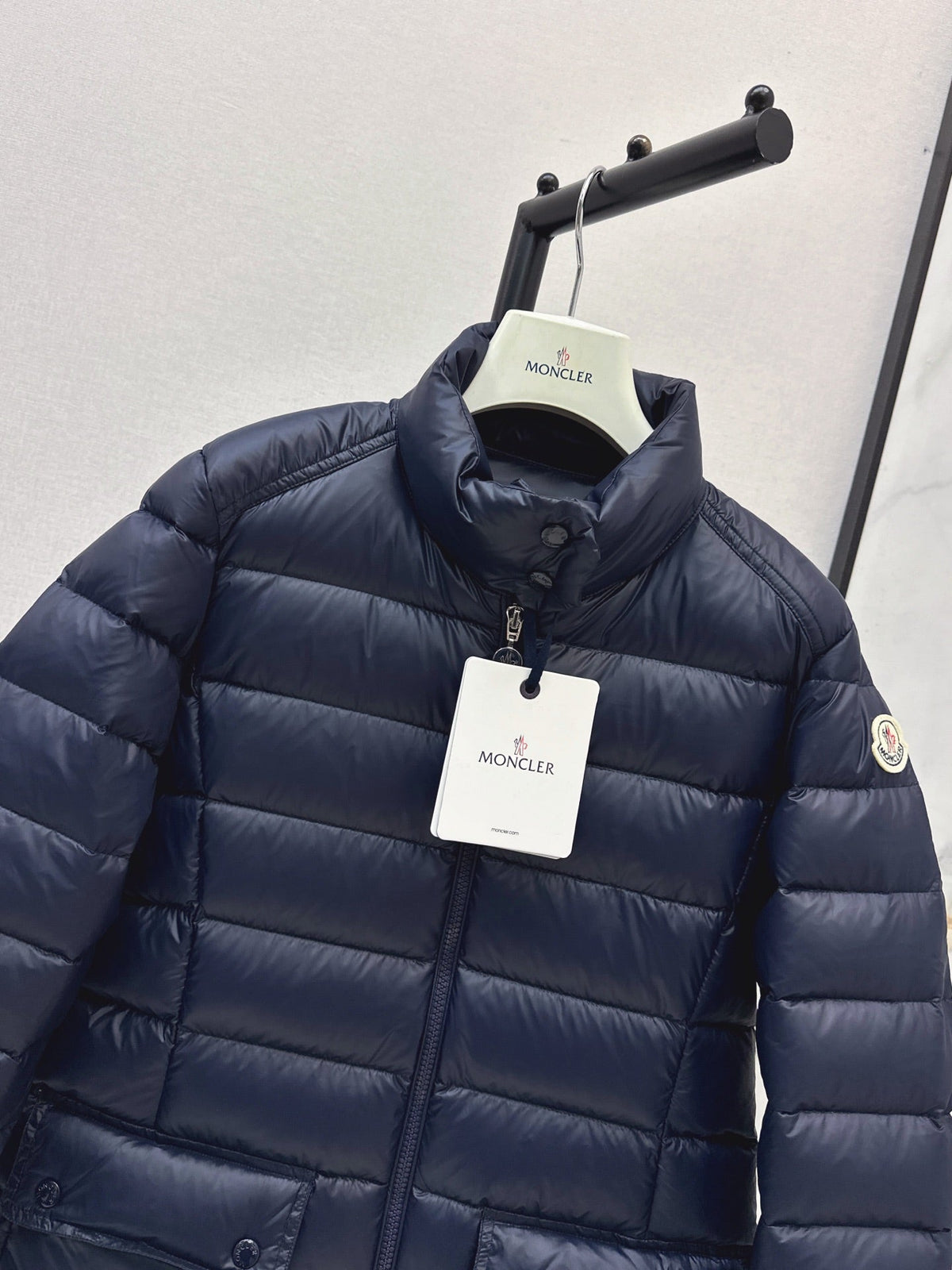 26Latest Autumn/Winter Mid-Length Stand-Collar Down Coat