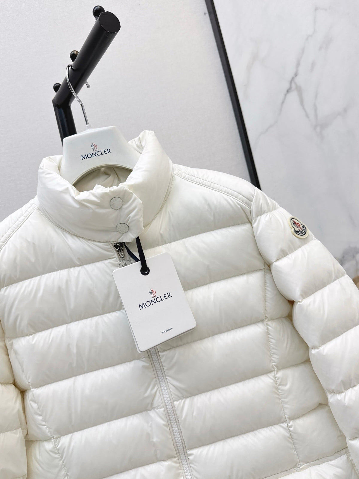 26Latest Autumn/Winter Mid-Length Stand-Collar Down Coat