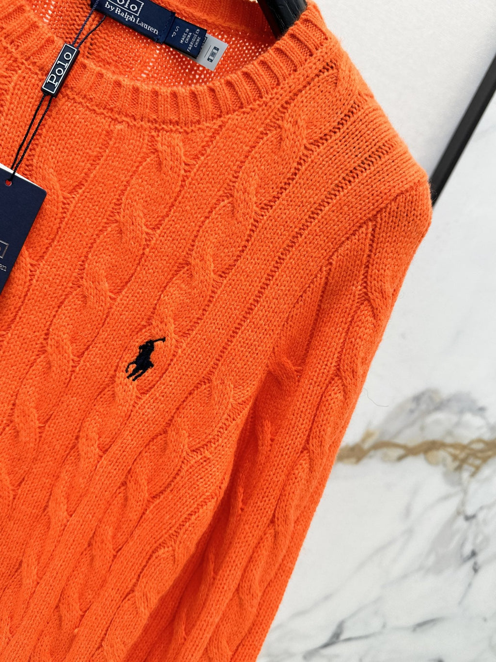 26Latest Autumn/Winter Long-Sleeve Crew-Neck Knit Sweater with Pony Embroidery
