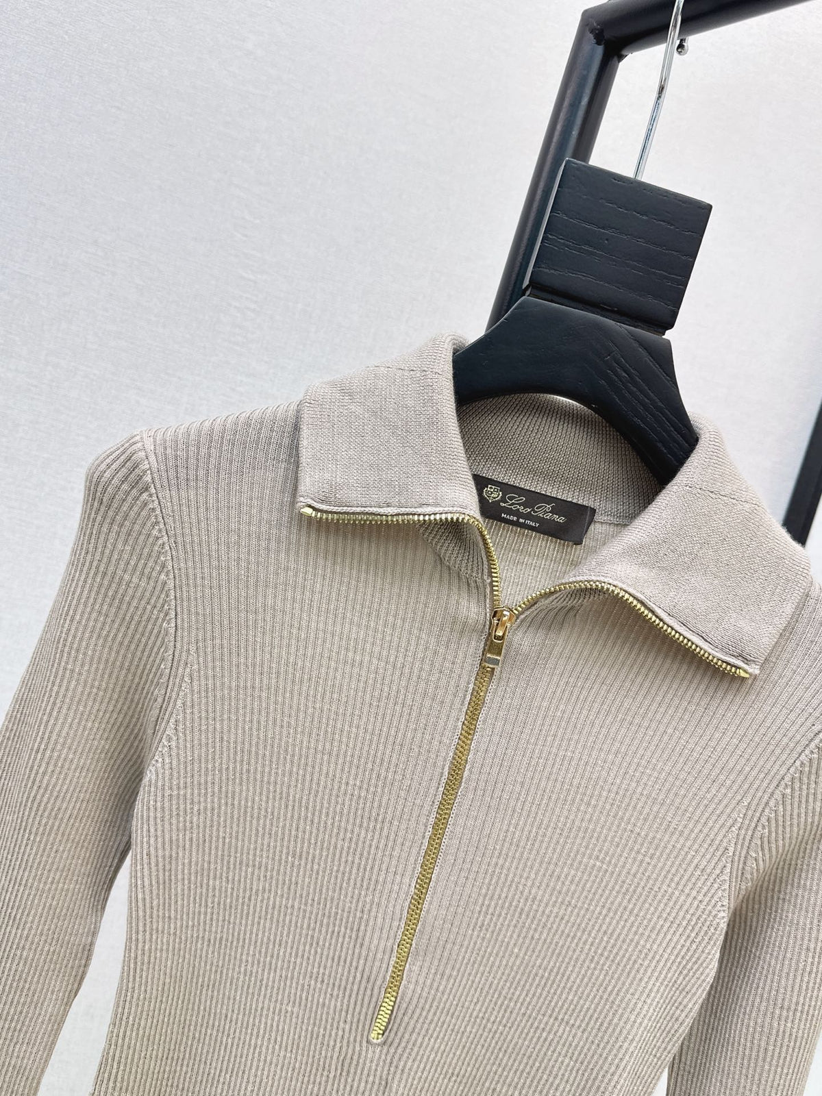 26Latest Autumn/Winter Half-Placket Wool Knit Top