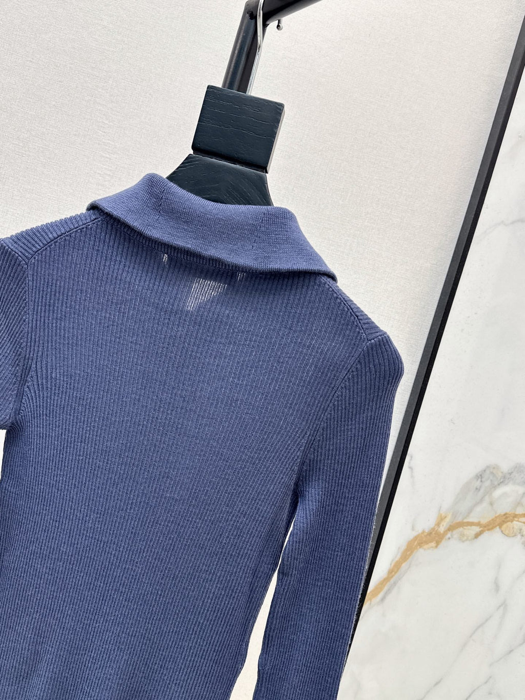 26Latest Autumn/Winter Half-Placket Wool Knit Top