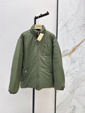 26 Fall/Winter New High-Neck Logo Letter Metal Zipper Down Jacket