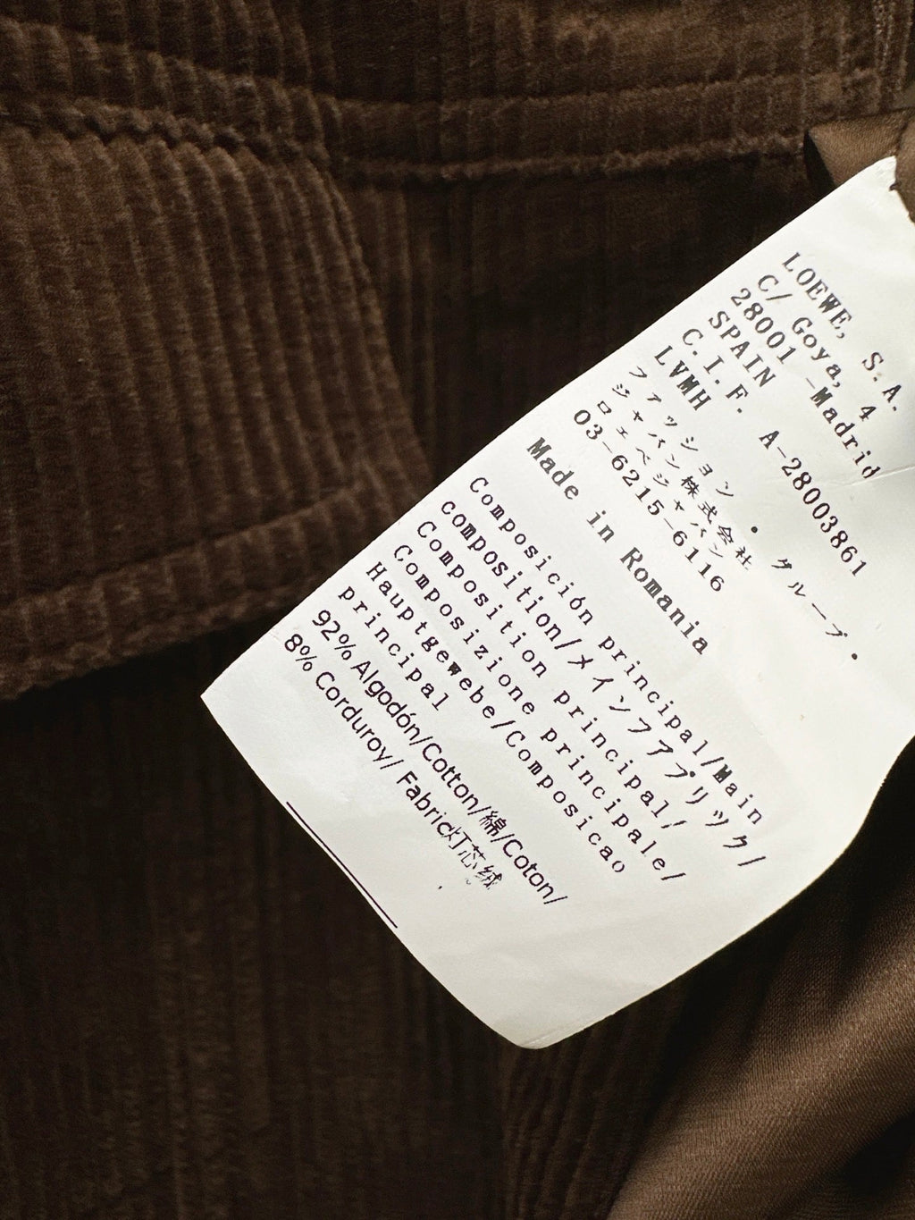 26Latest Autumn/Winter Chestnut Brown Corduroy Balloon-Hem Cropped Jacket