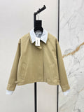 26Latest Autumn/Winter Color-Block "Faux-Layered" Jacket