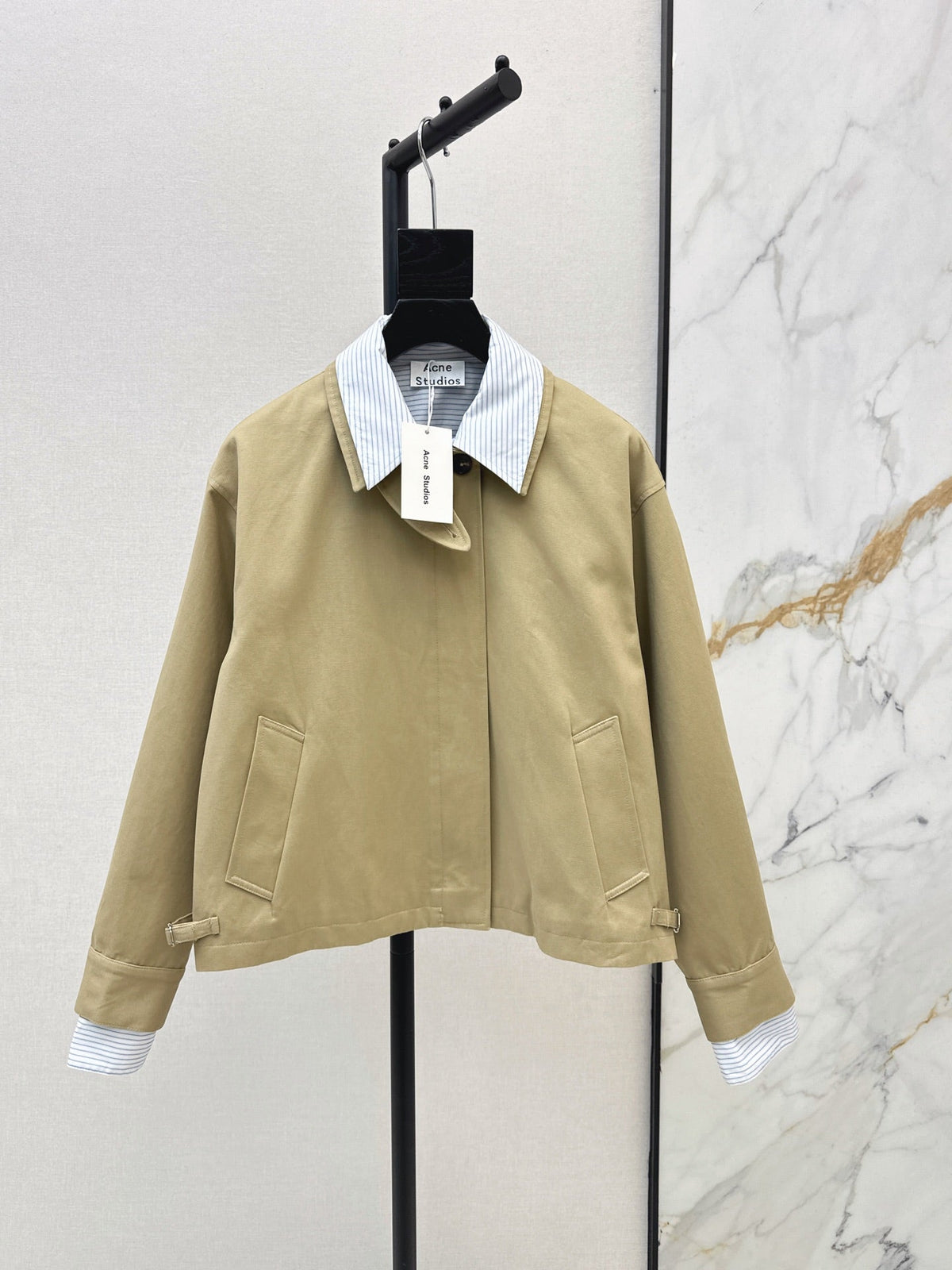 26Latest Autumn/Winter Color-Block "Faux-Layered" Jacket