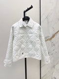 26Latest Autumn/Winter Collared Quilted Jacket (Diamond/Trellis Pattern)